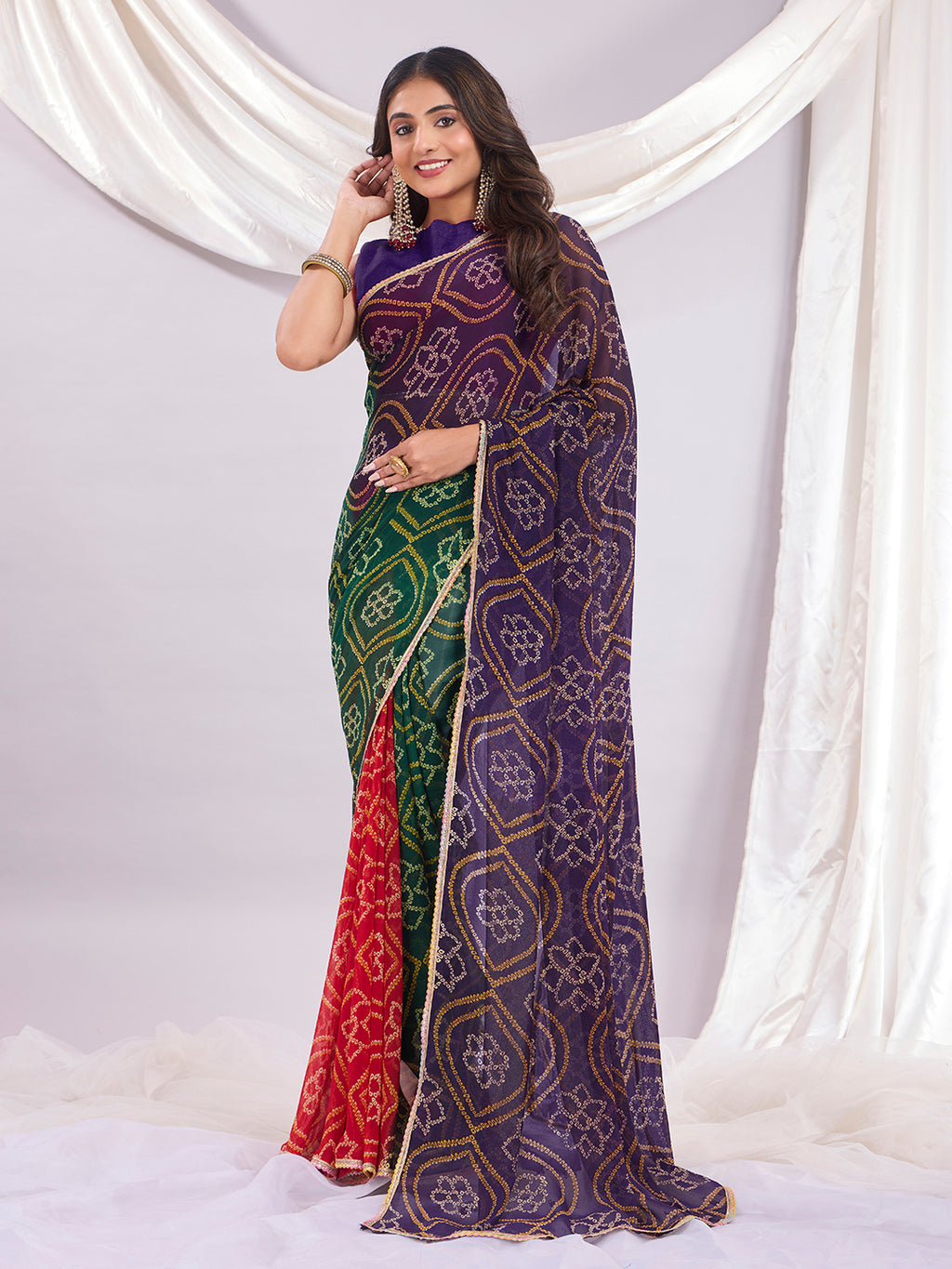 Trendy Premium Multi Colour Traditional Saree