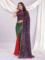 Trendy Premium Multi Colour Traditional Saree