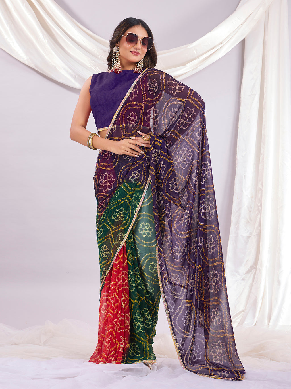 Trendy Premium Multi Colour Traditional Saree
