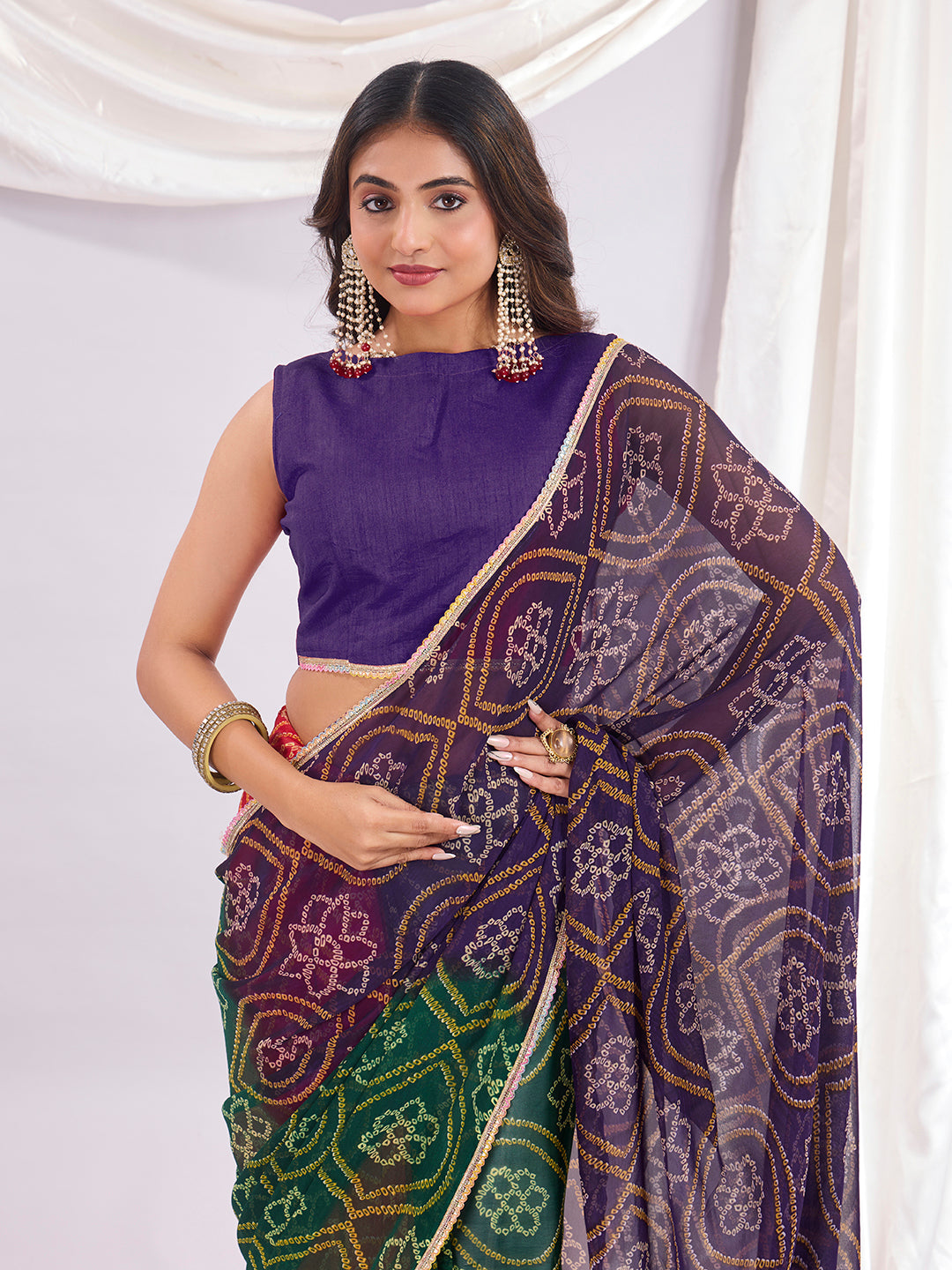 Trendy Premium Multi Colour Traditional Saree