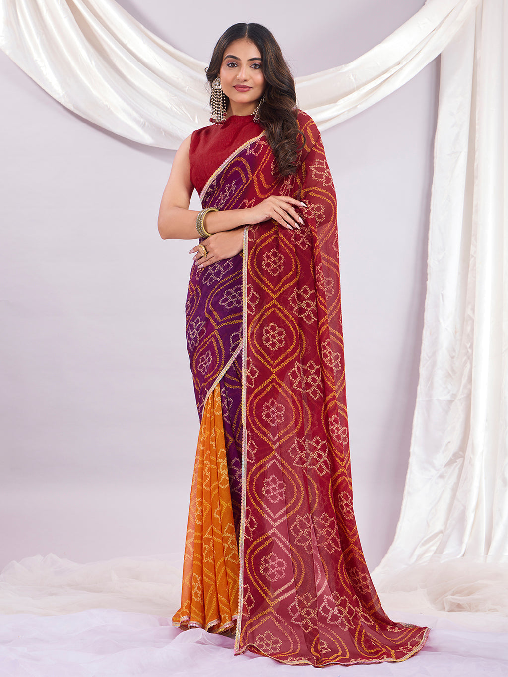Trendy Premium Multi Colour Traditional Saree
