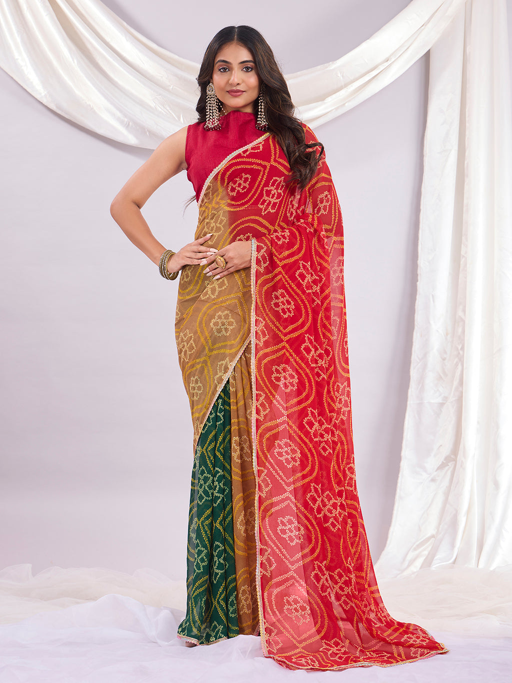 Trendy Premium Multi Colour Traditional Saree