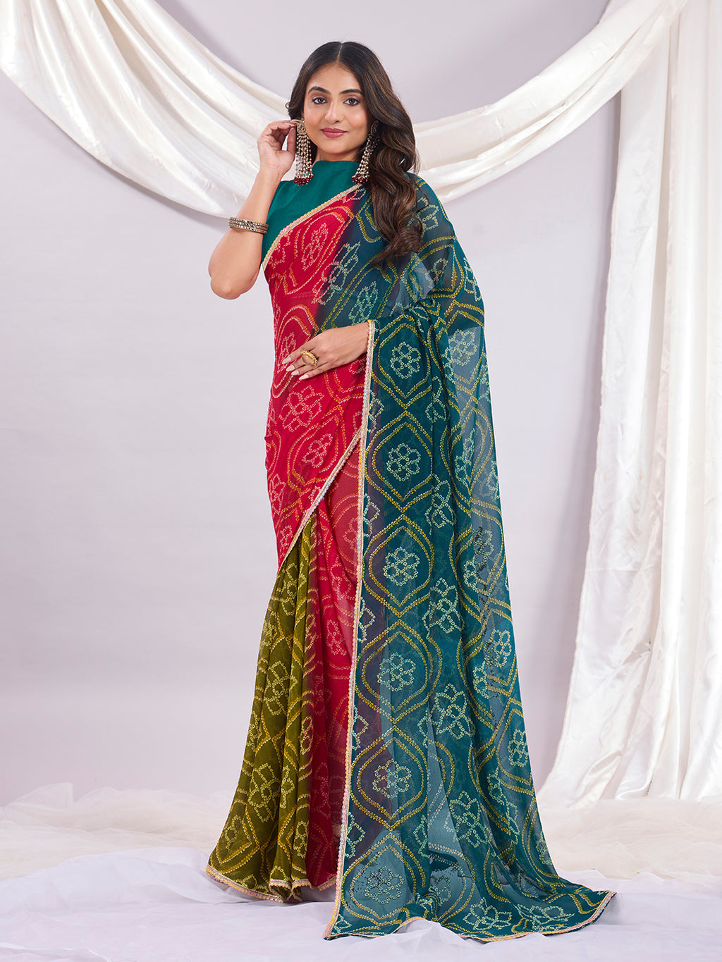 Trendy Premium Multi Colour Traditional Saree