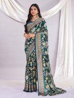 Premium Soft Brasso Saree With Fancy Blouse Piece.