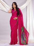 Trendy Traditional Laddu Chiffon Saree