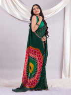 Trendy Traditional Laddu Chiffon Saree