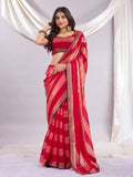 Premium Siroski Satin Patta Saree