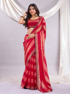 Premium Siroski Satin Patta Saree