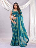 Premium Siroski Satin Patta Saree