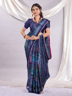 Rangrez Muse Printed Saree With Unstitched Blouse Piece.
