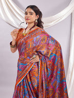 Rangrez Muse Printed Saree With Unstitched Blouse Piece.
