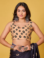 Lips Digital Print Satin Georgette Saree