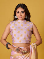 Beach Floral Satin Georgette Saree