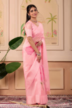 Everyday Grace Pink Organza Saree